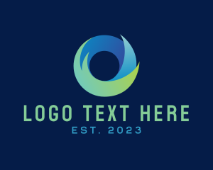 Letter O - Gaming Letter O Wave logo design