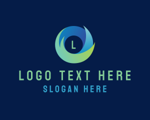 Letter O - Gaming Letter O Wave logo design