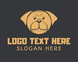 Dog Pet Grooming Logo