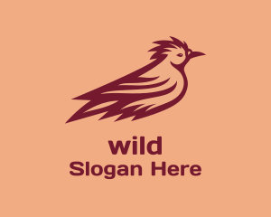 Aviary Lapwing Bird Logo