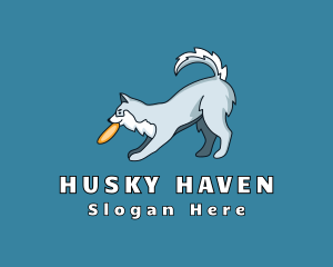 Husky - Husky Pet Dog logo design