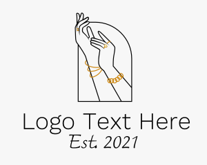 Letter Jl - Golden Elegant Jewelry logo design