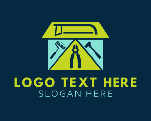 Paint Roller - Property Home Repair logo design