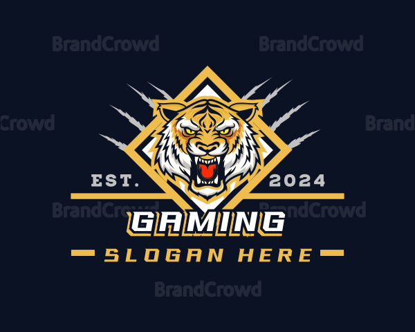 Wild Tiger Scratch Gaming Logo