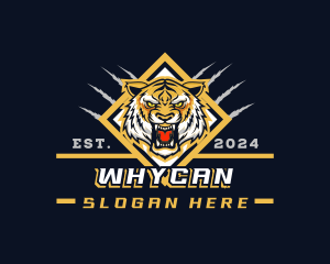Wild Tiger Scratch Gaming Logo