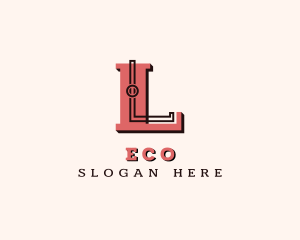 Industrial Firm Letter L Logo