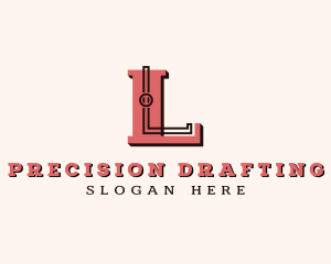 Drafting - Industrial Firm Letter L logo design