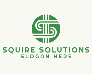 Money Dollar Letter S logo design