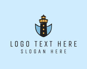 Tower - Lighthouse Tower Building logo design