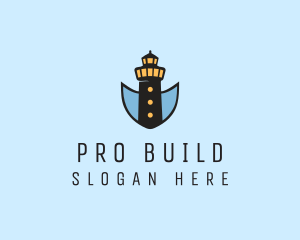 Lighthouse Tower Building logo design