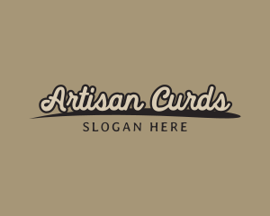 Fancy Rustic Cursive logo design