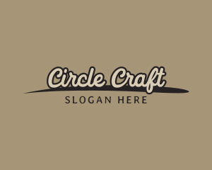 Fancy Rustic Cursive logo design