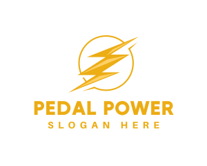 Electric Power Lightning logo design