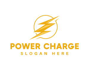 Electric Power Lightning logo design