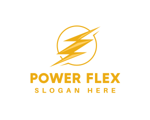 Electric Power Lightning logo design