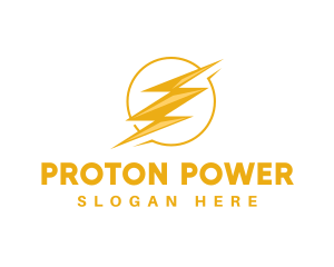 Electric Power Lightning logo design