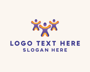 People - Charity Group Association logo design