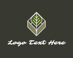 Flowerpot - Diamond Plant Box logo design