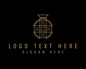 Scent - Golden Luxury Perfume logo design