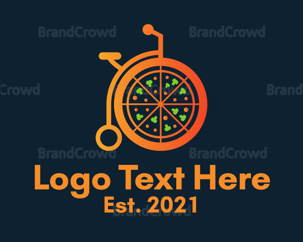 Pizza Food Delivery Logo