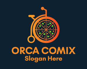 Pizza Food Delivery  Logo