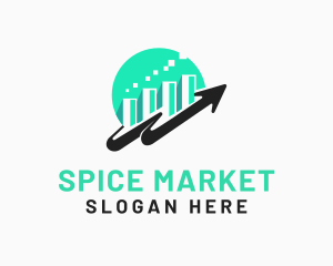 Stock Market Sales logo design