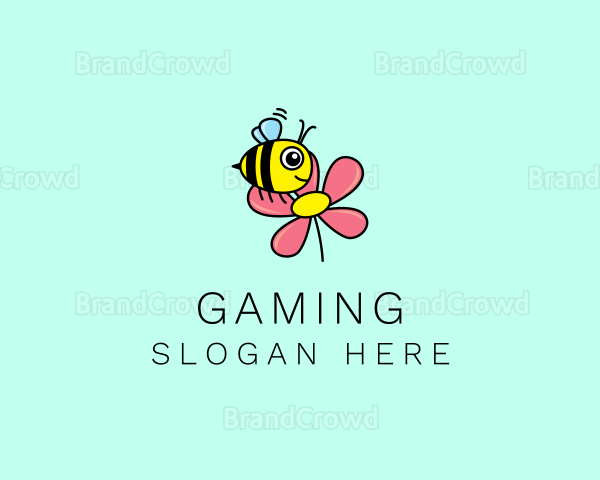 Flower Bee Daycare Logo