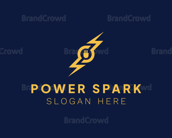 Plug Lightning Energy Logo