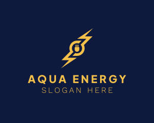 Plug Lightning Energy logo design