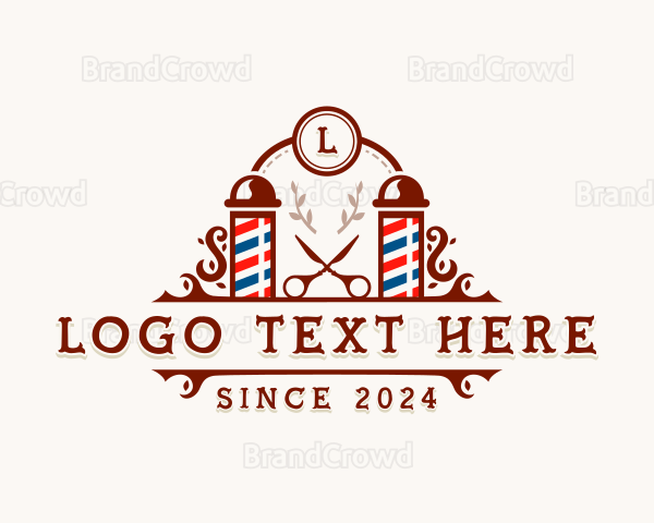 Haircut Barbershop Grooming Logo