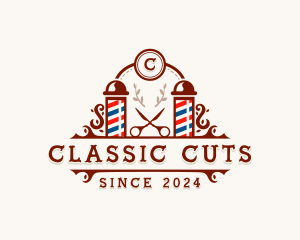 Haircut Barbershop Grooming  logo design