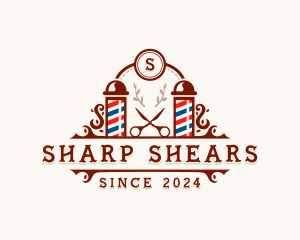 Haircut Barbershop Grooming  logo design