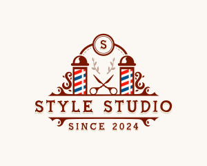 Haircut Barbershop Grooming  logo design