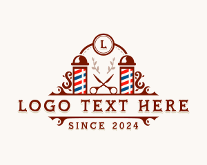 Haircut Barbershop Grooming  Logo