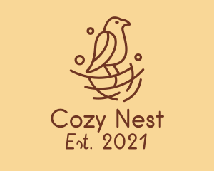 Nesting - Bird Nest Sanctuary logo design