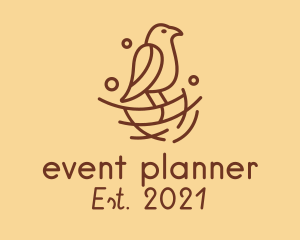 Birdwatching - Bird Nest Sanctuary logo design