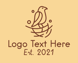 Raven - Bird Nest Sanctuary logo design