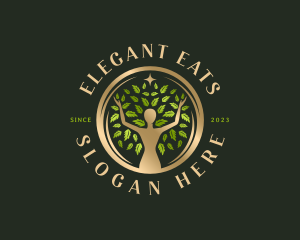 Elegant Woman Tree logo design