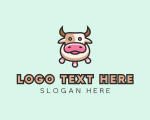 Livestock - Cow Milking Parlor logo design