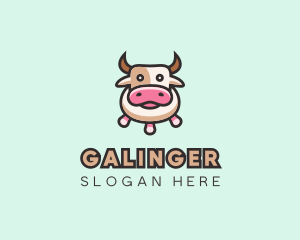Cow Milking Parlor Logo