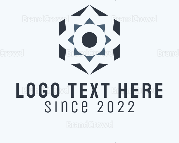 Hexagon Textile Pattern Logo