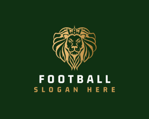 Elegant Lion King  Logo