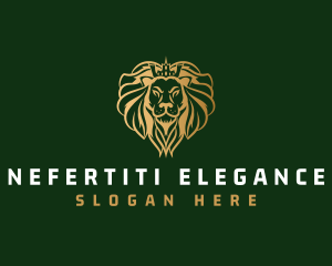 Elegant Lion King  logo design