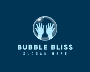 Bubble - Hand Washing Bubble logo design