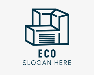 Cargo Storage Warehouse Logo