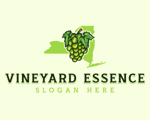 Niagara Grapes New York logo design