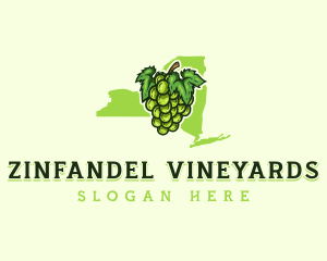 Niagara Grapes New York logo design