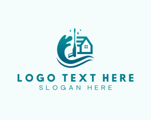 Pressure Washing - Pressure Washing Home Cleaning logo design