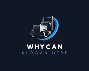 Courier Delivery Truck Logo