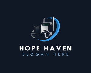 Movers - Courier Delivery Truck logo design